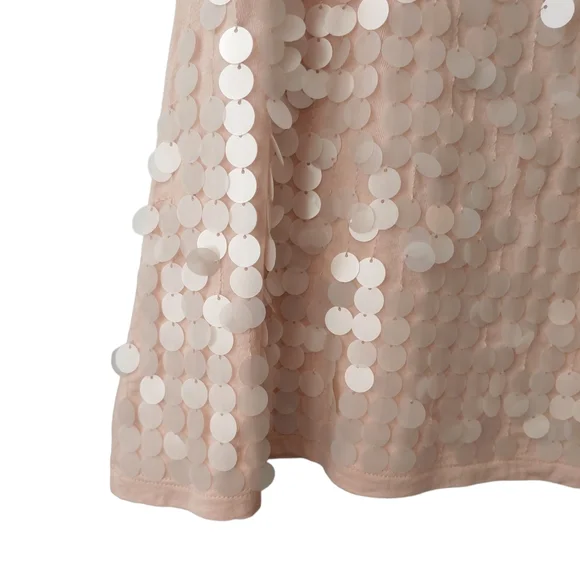 Jennifer Lopez Pale Pink Shimmery Tank Top Size Medium - Picture 3 of 7